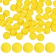 thumbnail image 1 of 50-Pack Cuentas de Silicona 19mm Amarillo Brillante Cuentas de Goma Sueltas para Manualidades/ Pulsera/ Collar, 1 of 7