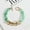 Green, variant on Tortoise Shell Acrylic Link Chain Bracelet for Girls Flat Cuban Resin Bangles