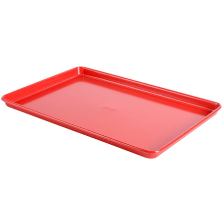 Martha Stewart Everyday 17 Inch Nonstick Carbon Steel Cookie Sheet in Red