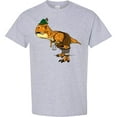 thumbnail image 3 of Inktastic T-rex King of Oktoberfest T-Shirt, 3 of 5