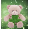 thumbnail image 5 of DolliBu Baby Pink Bear Stuffed Animal with Green Plush Shamrock, Cute Green Shamrock Plush, Fun St Patricks Day Stuffed Animal Bear, Good Luck St Patricks Day Toys for Kids, Baby - 8 Inches, 5 of 6