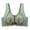 Green, variant on Front Closure Bras for Women Floral Lace No Underwire Wireless Plus Size Full Coverage Push Up Comfortable Everyday Bra,Green,34 B