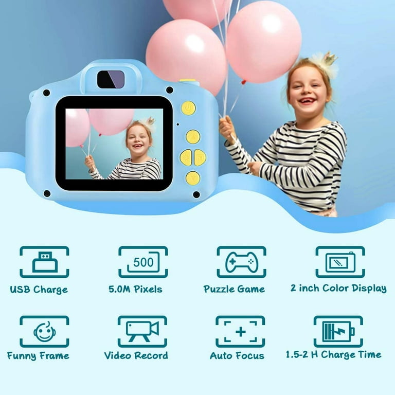 Cameras Kids Camera 1080P 2 inch HD Children Digital Cameras with 32G SD  Card Girls Boys Toddlers Birthday Gift Toys