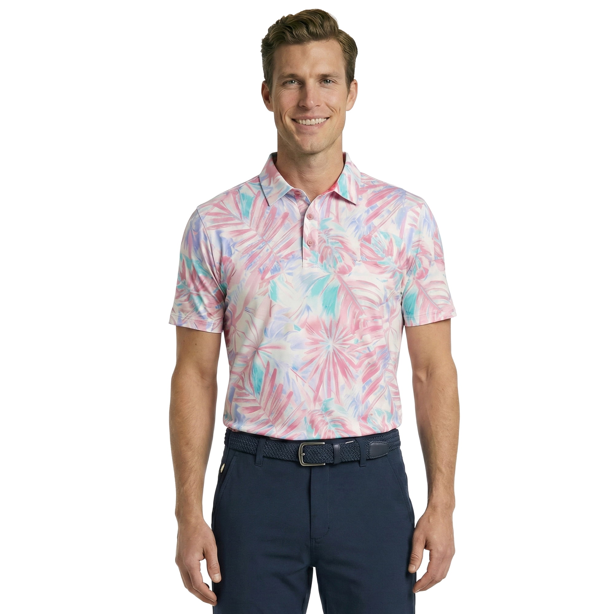 Birdie Bound Men' s & Big and Tall Golf Polo Shirts, Sizes XS-4XLT
