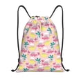 thumbnail image 1 of Xecao Dinosaur Pattern Sports Drawstring Backpack - String Swim Gym Bag with Wet Proof Pocket for Women&Men-Medium, 1 of 6