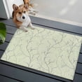 thumbnail image 4 of Sage Green Branches Bathroom Rug Washable 2x3 Entryway Rug Non Slip Vintage Art Farmhouse Front Door Mat Low Pile Indoor Doormat Throw Floor Carpet for Kitchen Bedroom Entrance, 4 of 8