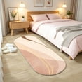 thumbnail image 4 of LACKUST Non Slip Washable Bedside Runner Rug for Bedroom, Soft Low Pile Stain Resistant Carpet Mat 47.2x15.7 Inch, 4 of 5
