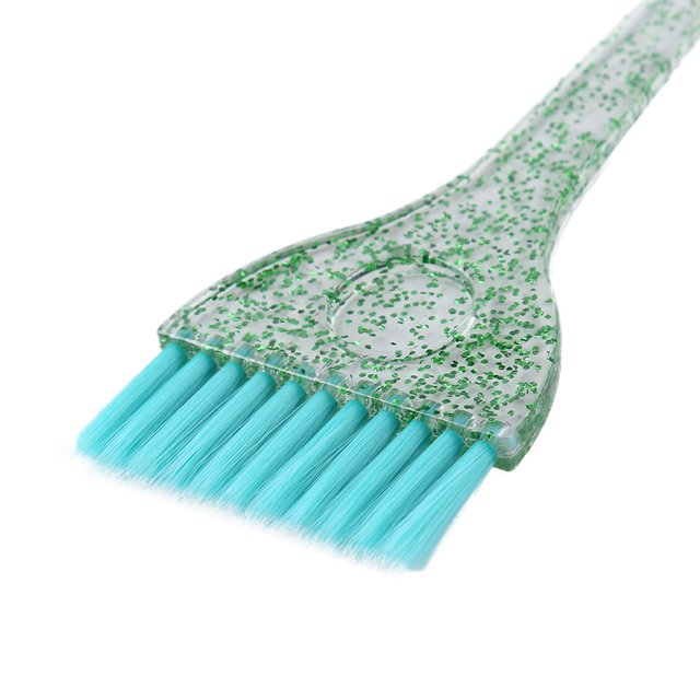 Cepillo para teñir el cabello de cristal de plástico aplicador para teñir el cabello peine para el cabello herramientas de peluquero JShteea Cuidado Belleza