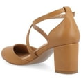 thumbnail image 5 of Journee Women's Foster D'Orsay Block Heel Pump, Wide Width Available, 5 of 10