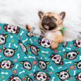 thumbnail image 3 of Pofeuu Skull Cat Print Puppy Blanket,Dog Blankets,Pet Blanket Cozy Cat Blankets for Indoor Cats, Fuzzy Pet Blanket for Kitten Doggy Dog Blankets-Small, 3 of 8