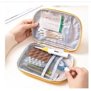 Mini Empty First Aid Bag – Portable Travel Medical Kit for Home, Office, Car, Camping, Hiking & Emergency Use, Red 18x13x2cm