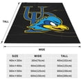 thumbnail image 5 of University of Delaware Blanket Large Luxury Fleece Soft Anti-Static Anti-Pilling Flannel Bed Blanket, 5 of 6