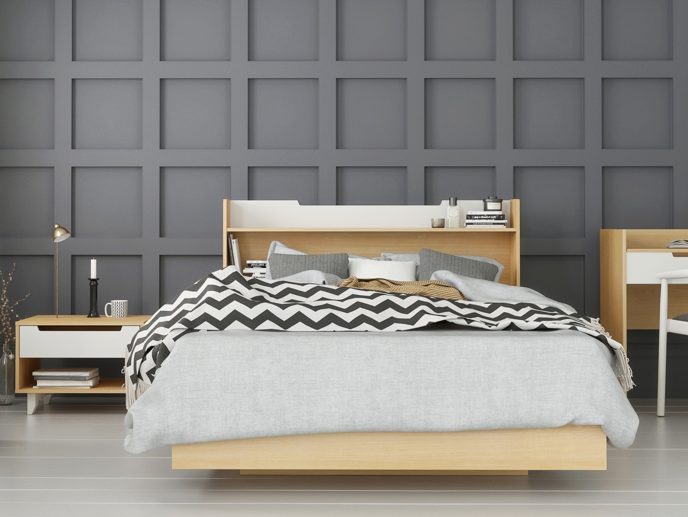 white 3 piece bedroom set