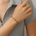 thumbnail image 2 of Cute Cherry Bracelet for Women Sweet Fruit Bohemian Bracelet Stainless Steel Chic Statement Adjustable Link Chain Stacking Trendy Hand Jewelry, 2 of 9