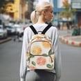 thumbnail image 7 of FORMRS Mini Backpack Purse for Women Travel Daypack Casual Shoulder Bag, Watercolor Orange, 7 of 7