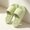 Green, variant on Unisex EVA Shower Slippers, Non Slip Drainage Open Toe Slides, Soft Massage Footbed Quick Dry House Bathroom Sandals for Indoor Home Use