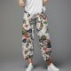 thumbnail image 1 of WILLBEST Pantalones Casuales elegantes para Mujer, Pantalones Holgados con Diseño Estampado, Diseño Cómodo de Pierna Elástica Ancha para Uso Diario Mediana, 1 of 4