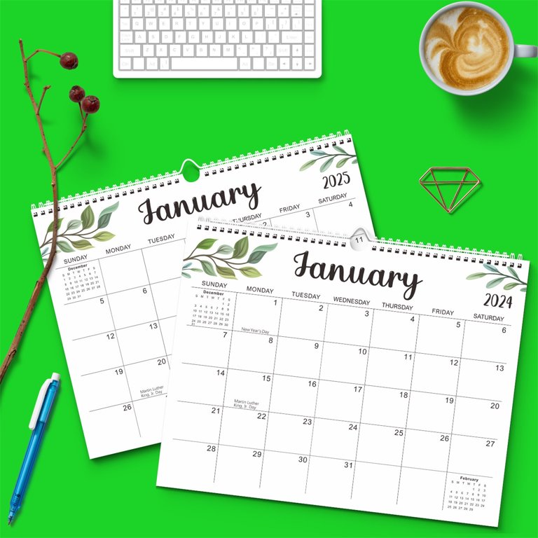 Back to School Savings! Feltree Calendar, Daily Planners 2024-2025 Academic  Year Desk Calendar Large Monthly Organizer Pad (January 2024-June2025)  Desktop Blotter, 14.8x11.5in - Walmart.com