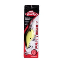 Berkley Frittside Fishing Lure, Black Chartreuse, 3/7 oz