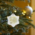 thumbnail image 7 of 3drose, Sun with You Ar My Sunshine - Lovable Art, 3 inch Snowflake Porcelain Ornament, 7 of 7