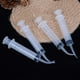 thumbnail image 4 of Paquete de 9 jeringas dentales de 12 ml/cc con punta curva y medición, jeringa de irrigación dental graduada desechable para cuidado dental bucal, eliminación de cálculos de amígdalas, laboratorio, alimentación de mascotas pequeñas ER, 4 of 6