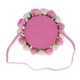 thumbnail image 4 of Bebé niña fiesta de cumpleaños sombrero rosa flor decoración accesorios para el cabello Plata-3 perfke Diadema de fiesta de cumpleaños infantil, 4 of 8