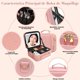 thumbnail image 3 of Estuche de Maquillaje con Espejo Iluminado, Bolsa de Cosmético Portátil Viaje para Mujer Organizador Cosmético de Gran Capacidad, Estuche de Tren de Maquillaje con Sensor Táctil 3 Color Luz Ajustable, 3 of 6