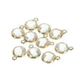 thumbnail image 1 of Unique Bargains Crystal Birthstone Charm, April Pendants Drop Bead Clear, for Jewelry Making, 10 Pack, 1 of 6