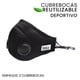 thumbnail image 3 of Cubrebocas Deportivos Facex American con doble válvula Negro, 3 of 5