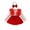 Red348, variant on MEZZALL Toddler Infant Girls Lace Long Sleeve Romper Newborn Bodysuits Dress Headbands Set Soft Baby Wear