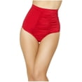 thumbnail image 2 of Hi Waisted Scrunch Short SH3122 s Red Xtra Large, Xtra Large, 2 of 2