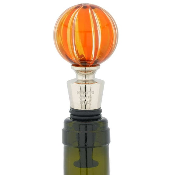 GlassOfVenice Murano Glass Bottle Stopper - Red