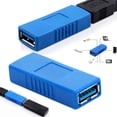 thumbnail image 2 of Cable adaptador/convertidor USB 3.0 A hembra a hembra A9I0, 2 of 8
