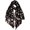 Black Snowman and Candy Cane, variant on Holiday Packed Soft Lightweight Sheer Fall Winter Christmas Scarf for Women Girls