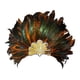 thumbnail image 3 of Tocado de plumas, diadema, disfraz, decoración, tocado de carnaval para Naranja, 3 of 9