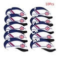 thumbnail image 1 of Juego de 10 fundas protectoras portátiles de neopreno para cabezas de palos de golf., 1 of 5