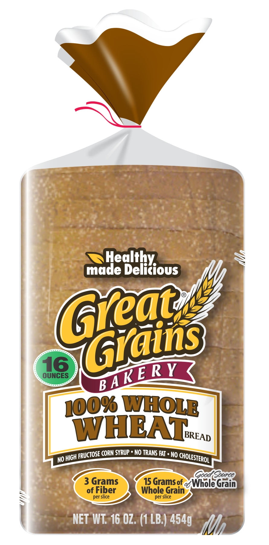 Great Grains 100 Whole Wheat Bread, 16 oz