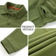 thumbnail image 5 of Playera Polo Hombre Slim Manga Larga Casual Táctico Militar, 5 of 6