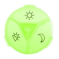 thumbnail image 1 of Organizador de pastillas shamjiam sin BPA 3 rejillas Verde, 1 of 6