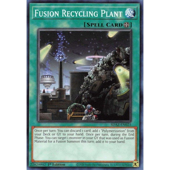 YuGiOh Structure Deck: Albaz Strike Common Fusion Recycling Plant SDAZ-EN025