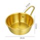 thumbnail image 2 of Outdoor Sport Rice Wine Bowl Rice Bowl Korean Seasoning Bowl Color Silver Gold Thickened With Handle L 12x5x4cm, 2 of 11