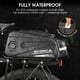 thumbnail image 5 of Bolsa para asiento trasero de bicicleta West Biking, 8.6 L, impermeable con funda para lluvia, 5 of 9