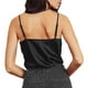 thumbnail image 4 of Playeras,Blusas y Tops,Ropa para Mujer Tank Top Mujeres Mujeres Verano Cubierta de Hood Sleeveveless Spaghetti Sólido Camisole Tank Top (Black, XL), 4 of 5