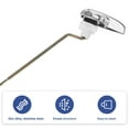 thumbnail image 2 of Toilet Handle Lever Toilet Replacement Flush Lever Home Bathroom Toilet Front Mount Handle, 2 of 9