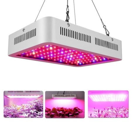 Led Grow Lights Plants - 100 LED 1000W LED Grow Light Full Spectrum Dual-Chip Growing Lamp for Hydroponic Indoor Plants Veg and Flower