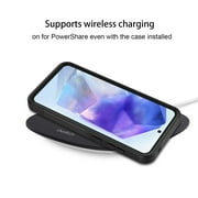 For Samsung Galaxy A55 5G Phone Case, Ebizware Shockproof Case Military Grade Heavy Duty Full Body Protection Rugged Cover for Galaxy A55 5G, Black