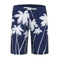 thumbnail image 1 of KIHOUT Men's Athletic Beach Shorts Mesh Hawaiian Print Summer Beach Lightweight Drawstring Quick Dry Shorts, 1 of 9
