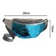 thumbnail image 2 of Riñonera para correr con lentejuelas y láser de Hukapapa con correas ajustables para mujeres u hombres, para correr y viajar, 2 of 5