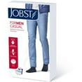 thumbnail image 4 of Jobst for Men Casual Closed Toe 20-30 Knee High Compression Socks Black Medium Tall, 4 of 4