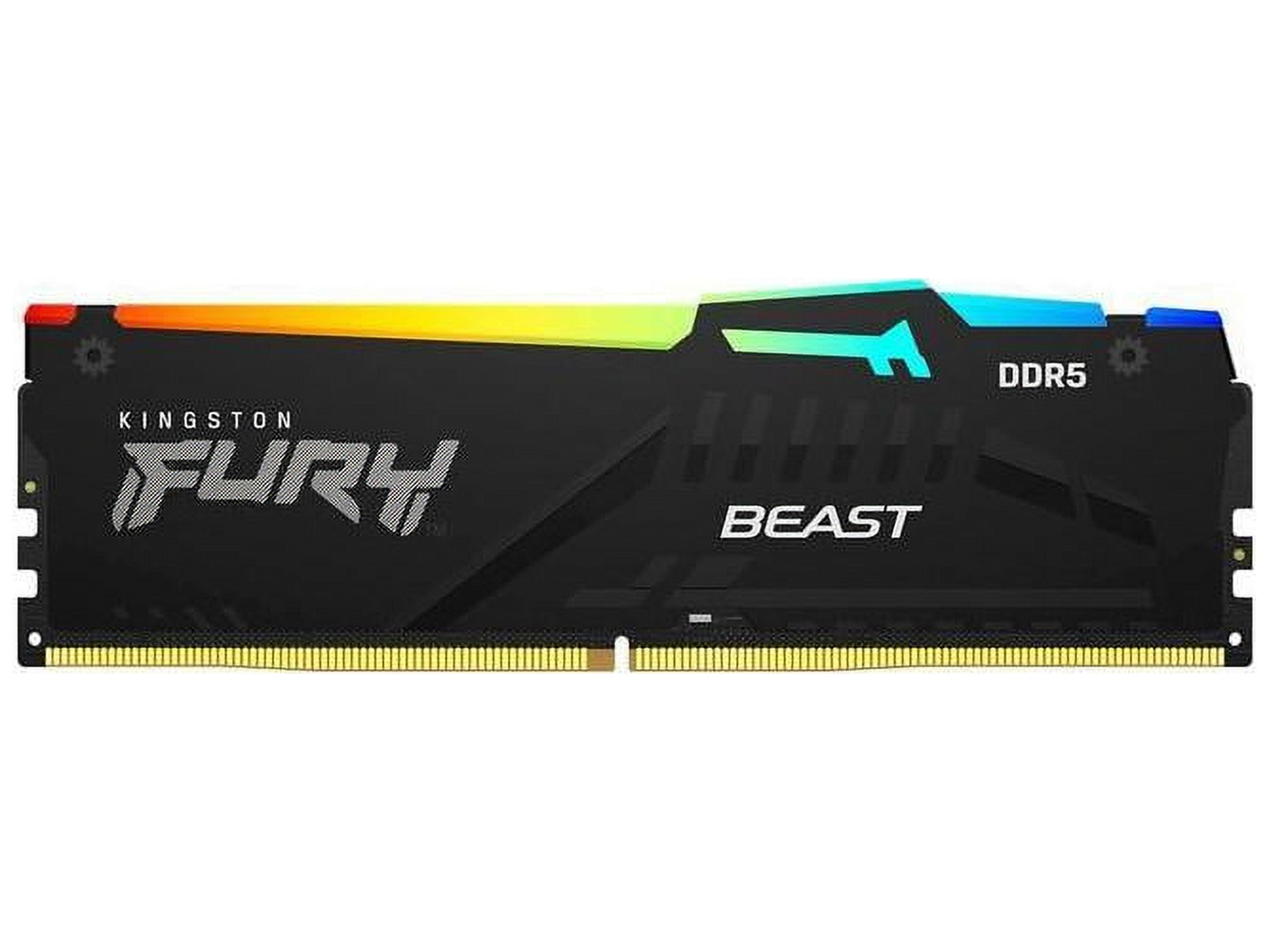 Kingston FURY Beast DDR5 32GB 5200MHz新品 Kingston FURY Beast 32GB (2x16GB) 5200MT/s DDR5 CL40 Kit of